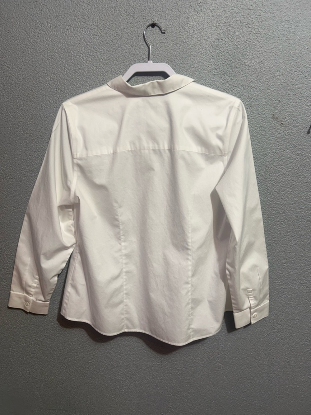NWOT Chicos No Iron Stretch shirt size 2 or large - Picture 6 of 11